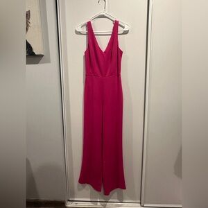Elegant Pink Jumpsuit Small